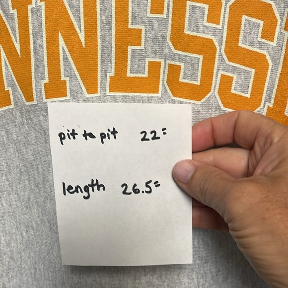 Champion Gray Sweatshirt with Orange Tennessee Logo - Picture 8 of 8